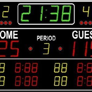 TABLEAU DE SCORE MULTISPORT, 3200 X 1600 X 80 MM, CODE IS2-50-2025