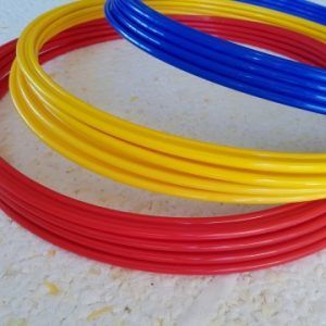 SET 12 CERCURI PENTRU DEZVOLTAREA AGILITATII, Diametru 50 cm,COD 5305007