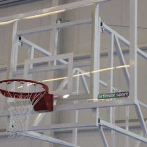 CONSOLA BASCHET RABATABILA LA PERETE, CU PROIECTIA DE 1,2 M, COD 102