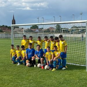 PORTI FOTBAL MOBILE PROFIL OVAL, 5 X 2 M (2 BUCATI) COD 413