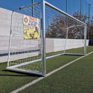 PORTI FOTBAL PROFIL OVAL 5 X 2 M, SPATE DUR ALUMINIU,(Pereche) COD 403