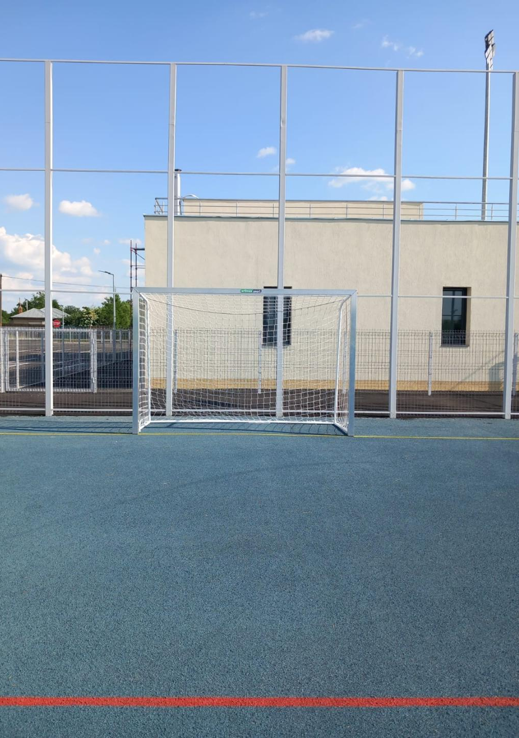 PORTI FOTBAL DUR ALUMINIU, (2 BUCATI)PROFIL PATRAT, 3X2 M, COD 401