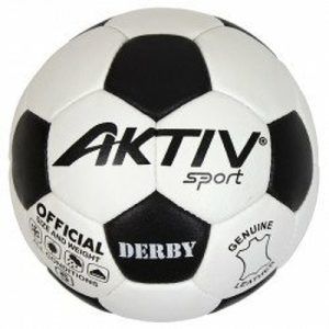 Minge fotbal din piele, NR 4, cod Derby4