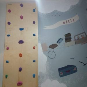 PERETE CATARARE PENTRU COPII,2.3X0.85 M,COD 221-PERETE