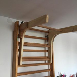 2 in 1, Pull up /Chinning wood bar, code 248-Holz