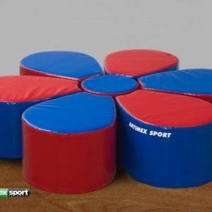 SET SCAUNE SI MASUTA PENTRU COPII, MODEL FLOWER, COD 240-7