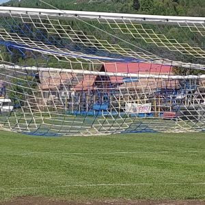 PLASE PORTI FOTBAL IN DOUA CULORI,7.32 X2.44 M (2 BUCATI), COD 1053-BICOLOR