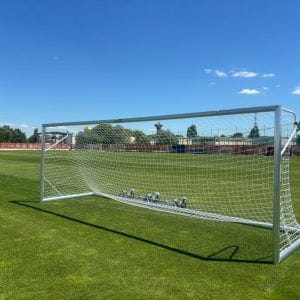 PORTI FOTBAL MOBILE, DIN DUR ALUMINIU, 7,32 X 2,44 M, 2 BUCATI, COD 405