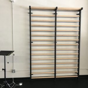 Double Stall Bars wood/metal,code 211-M