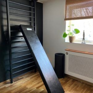 Pack pour ta chambre. Espalier en métal et banc d'abdominaux, code 221-Metal set