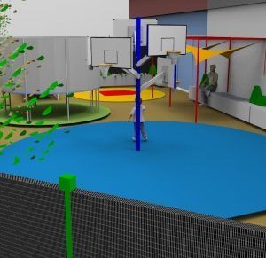 SISTEM BASCHET PENTRU EXTERIOR, MODEL ‘PENTAGON’ – COD 105-PENTAGON