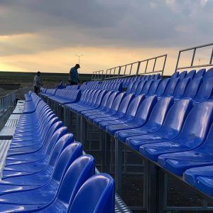 TRIBUNE SPECTATEURS MODÈLE ROUMANIE, 98 PLACES, CODE 225-BLUE