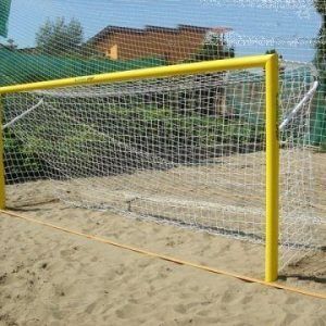 POARTA FOTBAL MOBILA BEACH SOCCER, PROFIL OVAL, 5 X 2 M (2 BUCATI) COD 413-BEACH-SOCCER (NOU)