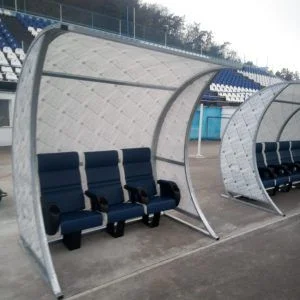 BANC DE TOUCHE PROFESSIONNEL POUR JOUEURS DE FOOTBALL, MODÈLE TOP, CODE 409-R-3 (S04442-3)