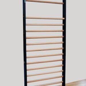 Sprossenwand 2.3 m, Wangen Schwarz, model Wien, Artikelnr. 221-Wien