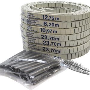 Set marcaj teren tenis din PVC, COD MS105200 (NOU)