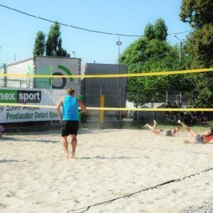STALPI VOLEI PE PLAJA DIN OTEL, COD 500-BEACH (NOU)