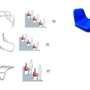 STRUCTURA METALICA PENTRU FIXAREA SCAUNULUI STADION, COD 458943-STRUCTURA (NOU)