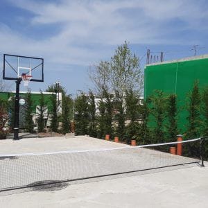 SET STALPI BADMINTON DIN OTEL SI FILEU BADMINTON, COD 515 (NOU)