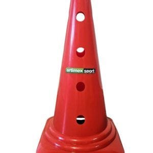 CÔNES D'ENTRAÎNEMENT AVEC TROUS, HAUTEUR 50 CM, CODE 4984 (NOUVEAU)