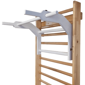 BARA TRACTIUNI SI TRICEPSI DIN LEMN, CULOARE ALBA, COD 248-5-ALB (NOU)